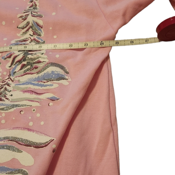 Vtg Winter Crewneck Sweatshirt - Picture 4 of 6